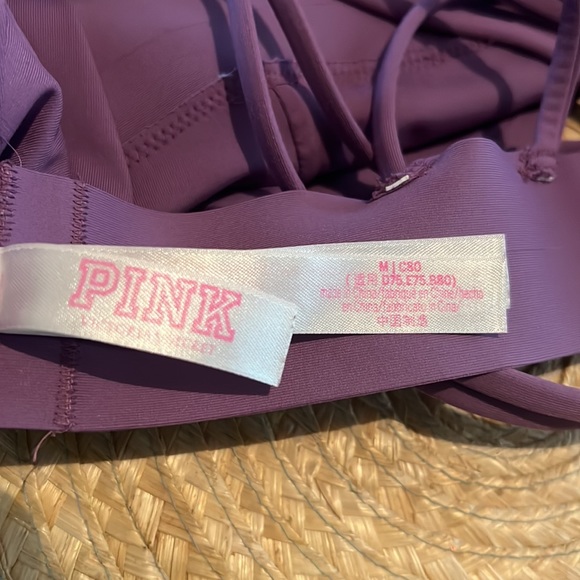 Pink Victoria’s Secret’s Strappy Comfy Bralette Size Medium - Picture 7 of 8